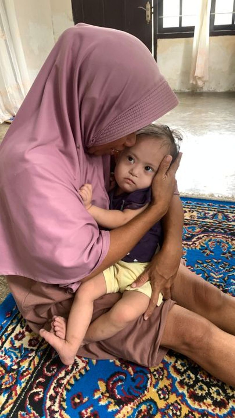 Gustina bersama Ibunya